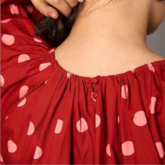 NWT Anthropologie Maeve Poplin Bubble Blouse XL - Picture 3 of 6